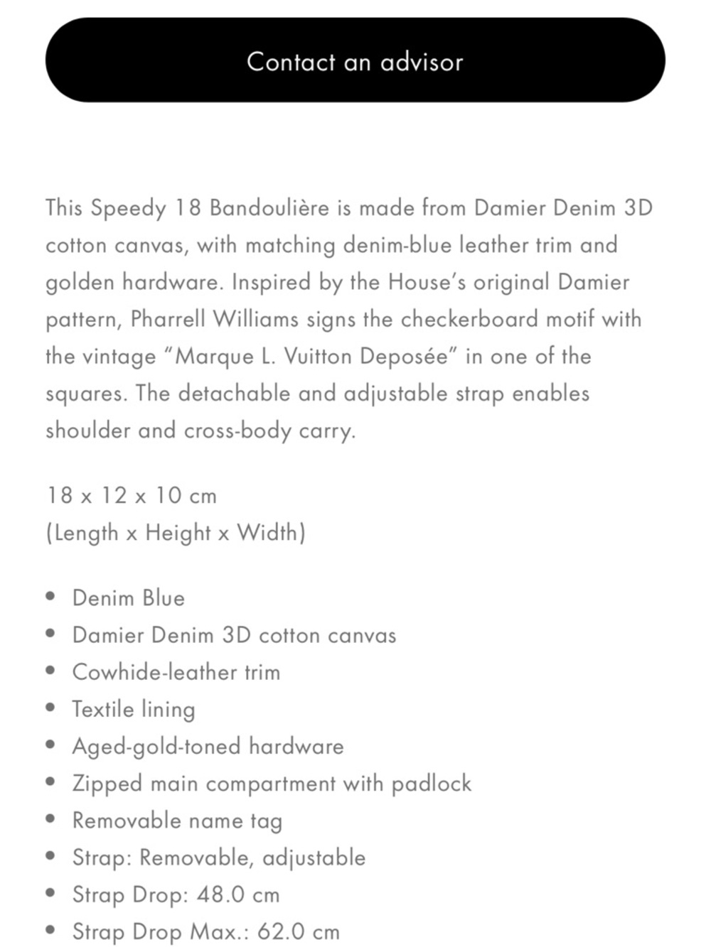 🩵 Louis Vuitton Speedy 18 Bandoulière, Never Worn 🩵 - Picture 16 of 16